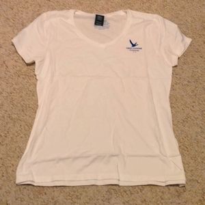 Women's White Short Sleeve Tee